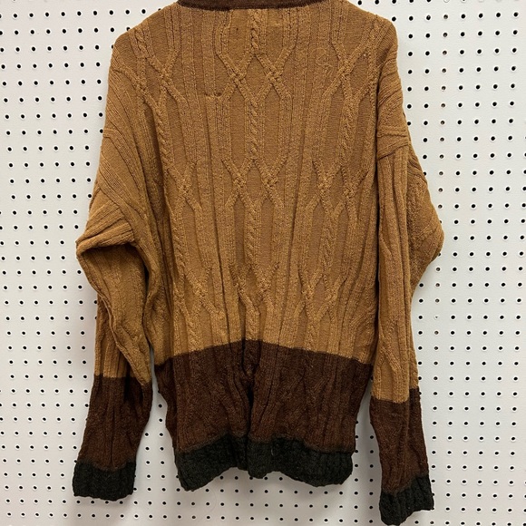 TOP KNIT Size Large 100% ALPACA boho sweater - Picture 5 of 7